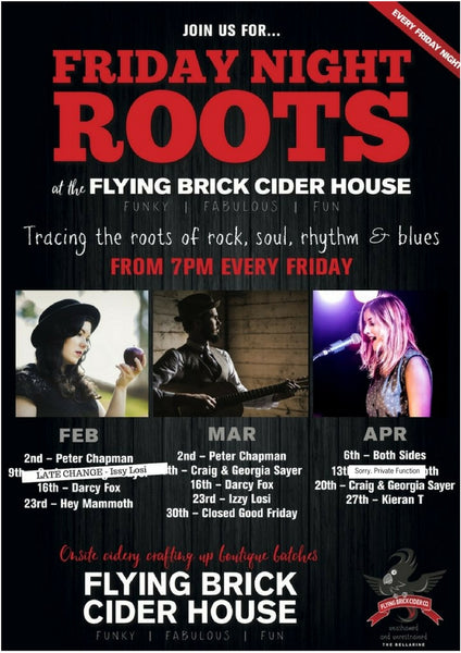 Friday Night Roots - Feb, March & April